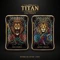 TITAN Ice Pack Reusable Gel Cold Therapy 2-Pack with bold tattoo-style Crown Edition artwork