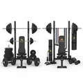 TITAN His & Hers Couples Home Gym Bundle — Crown Edition