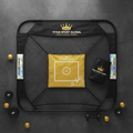 TITAN Crown Edition Baseball Pitching Net Strike Zone Target Black Gold