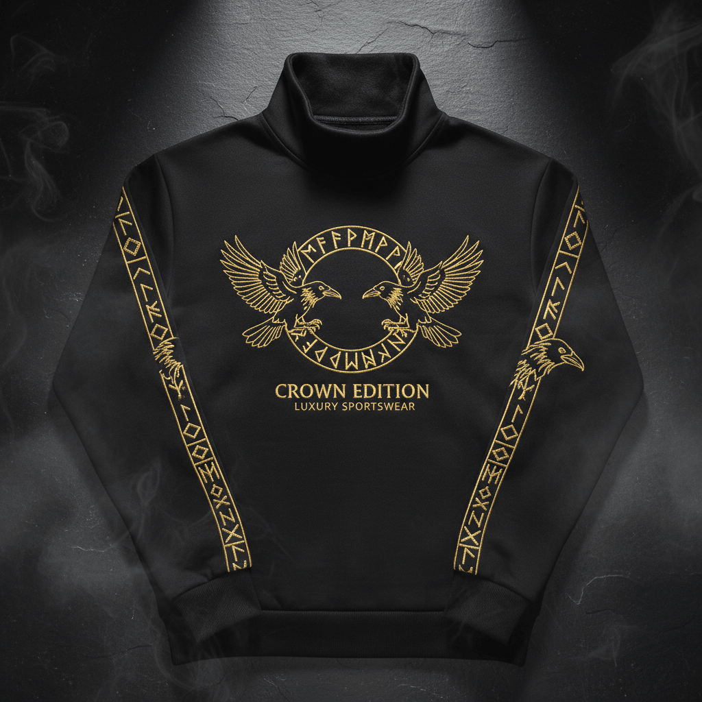 TITAN Viking Runes Crewneck Turtleneck — Odin Edition