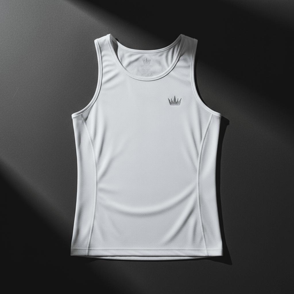 TITAN Crown Tank Top Arctic White