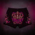 TITAN Women's Cozy Boxer Shorts Crown Edition Hot Pink Gold