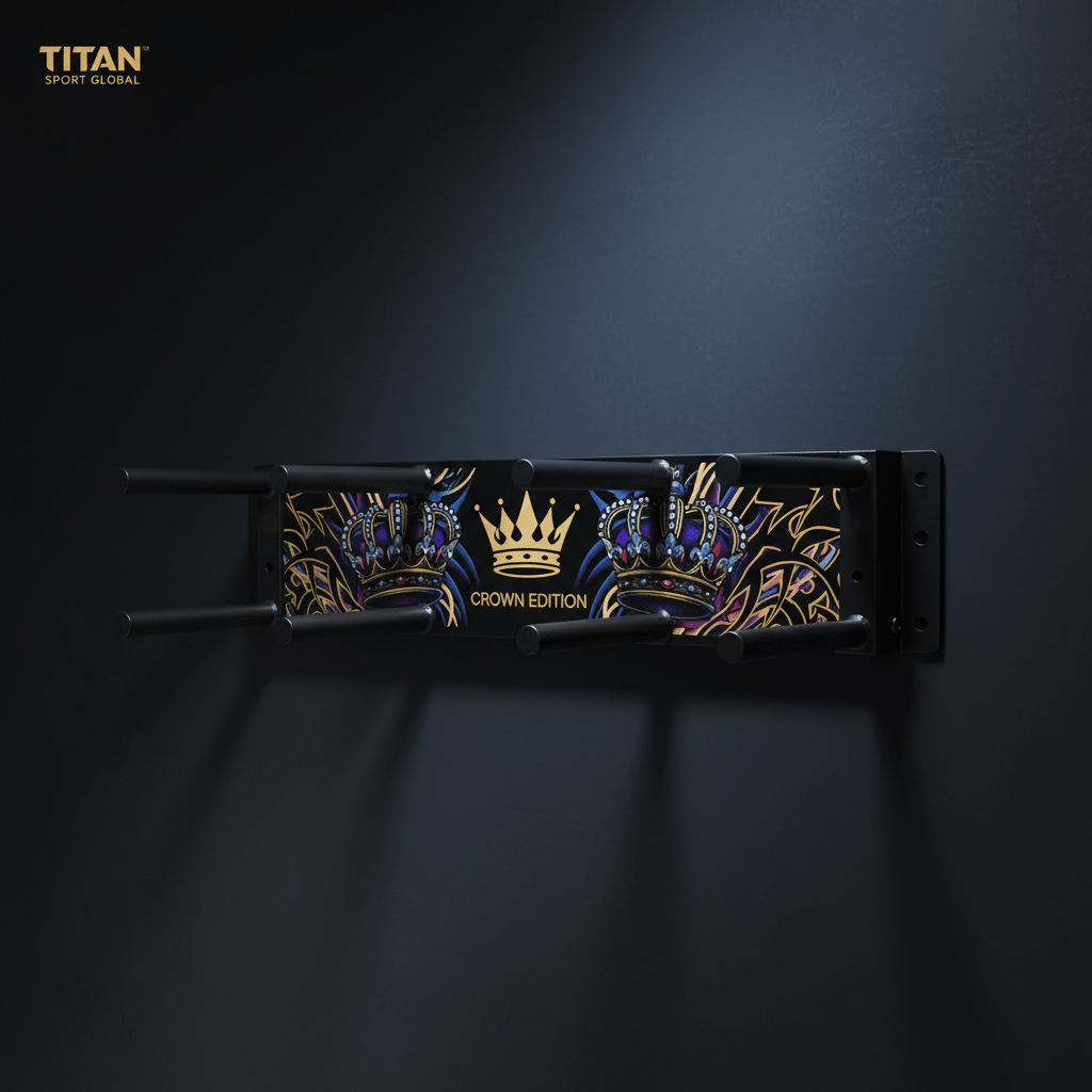 TITAN Crown Edition Wall-Mount Barbell Storage Rack