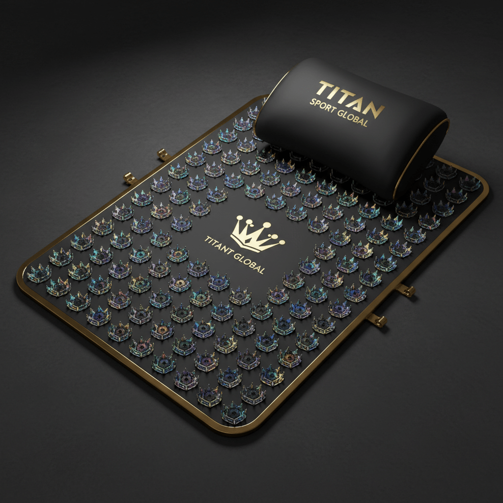 TITAN Acupressure Mat and Pillow Set Crown Edition