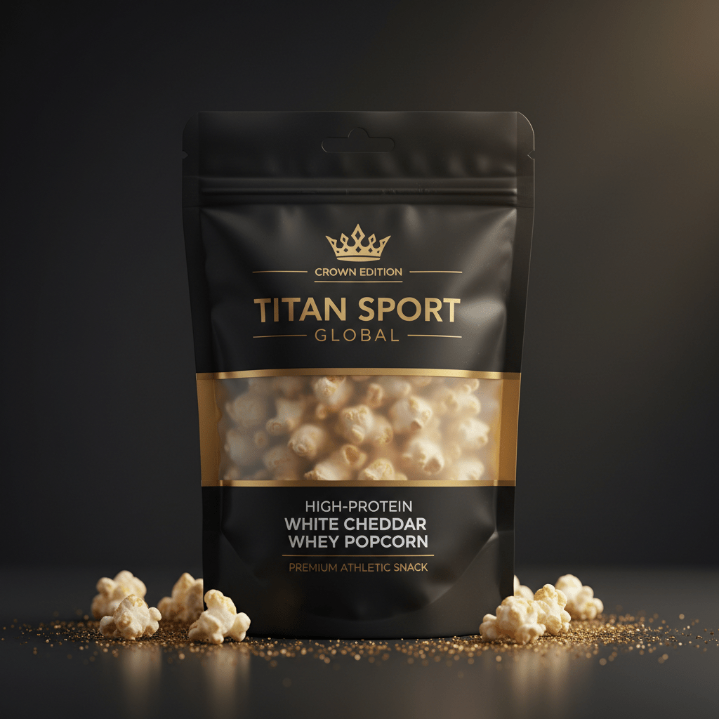White Cheddar Whey Protein Popcorn — TITAN SPORT GLOBAL