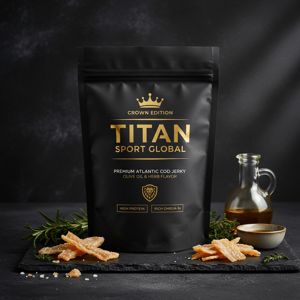 Portuguese Bacalhãu Olive Oil Herb Cod Jerky — TITAN SPORT GLOBAL