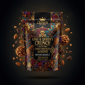 TITAN High-Protein Granola Dark Chocolate Almond — Crown Edition bold tattoo-style artwork