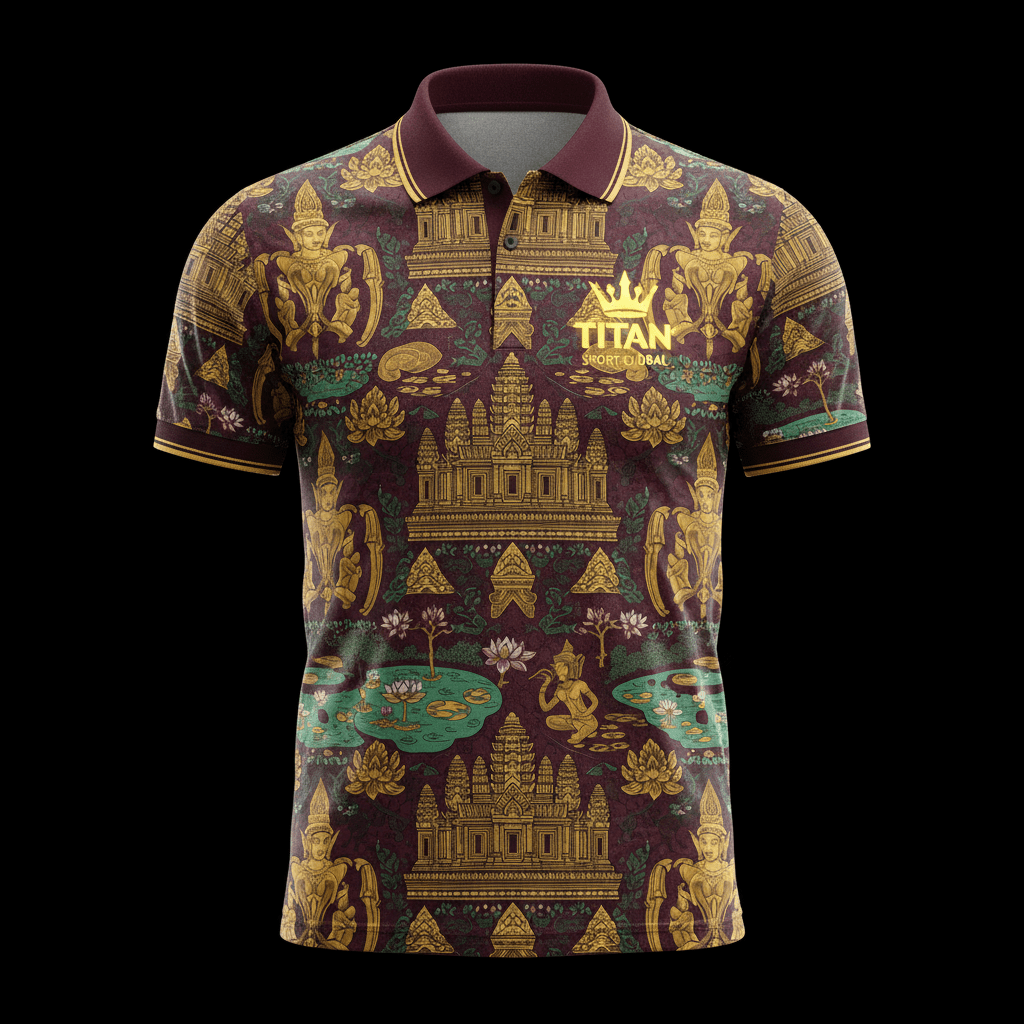 TITAN Khmer Empire Angkor Wat Sport Polo Crown Edition