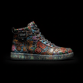 TITAN Streetwear Sneaker — Full Sleeve Multi-Color Tattoo Crown Edition