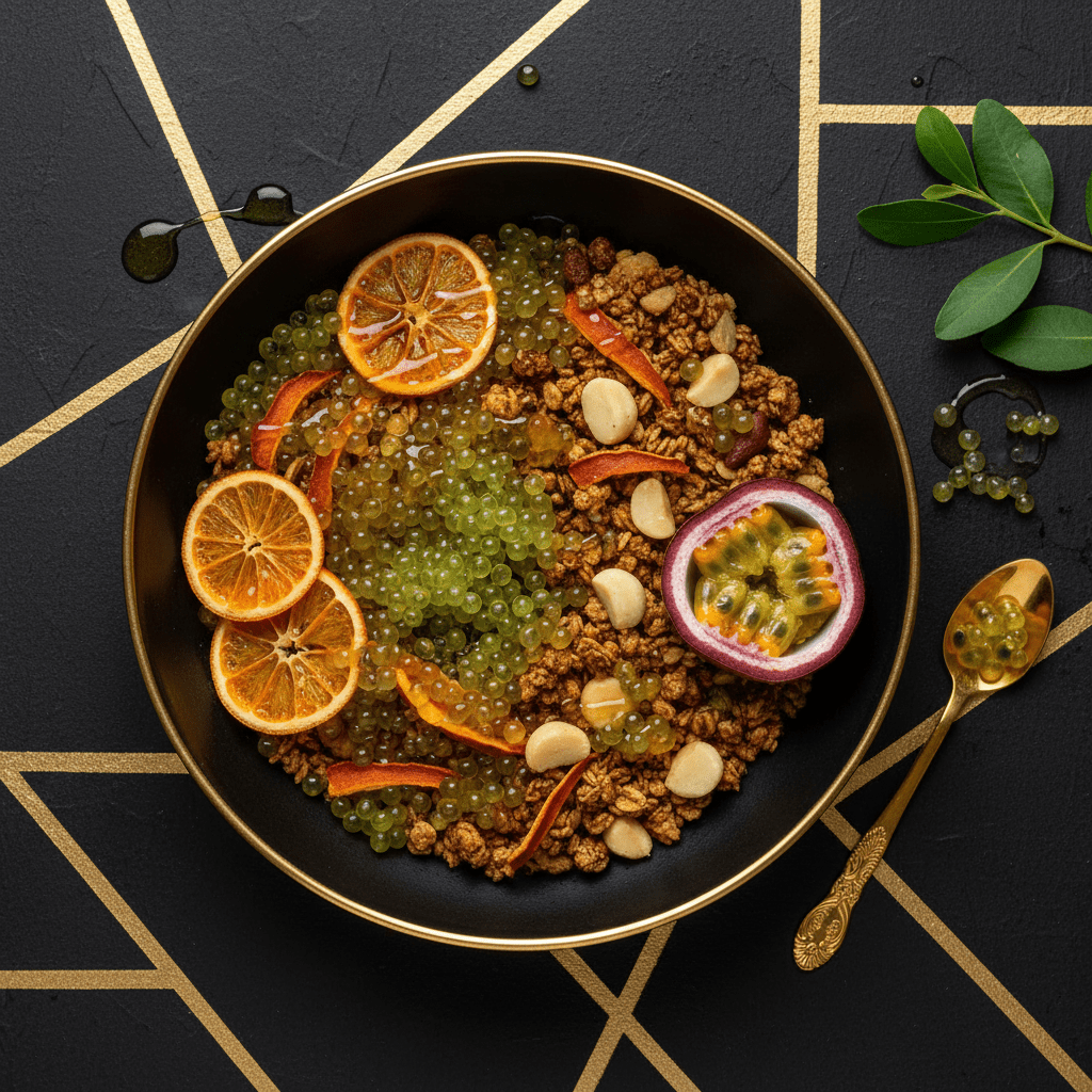 TITAN Australian Bush Tucker Crown Bowl — premium vegan breakfast meal plan