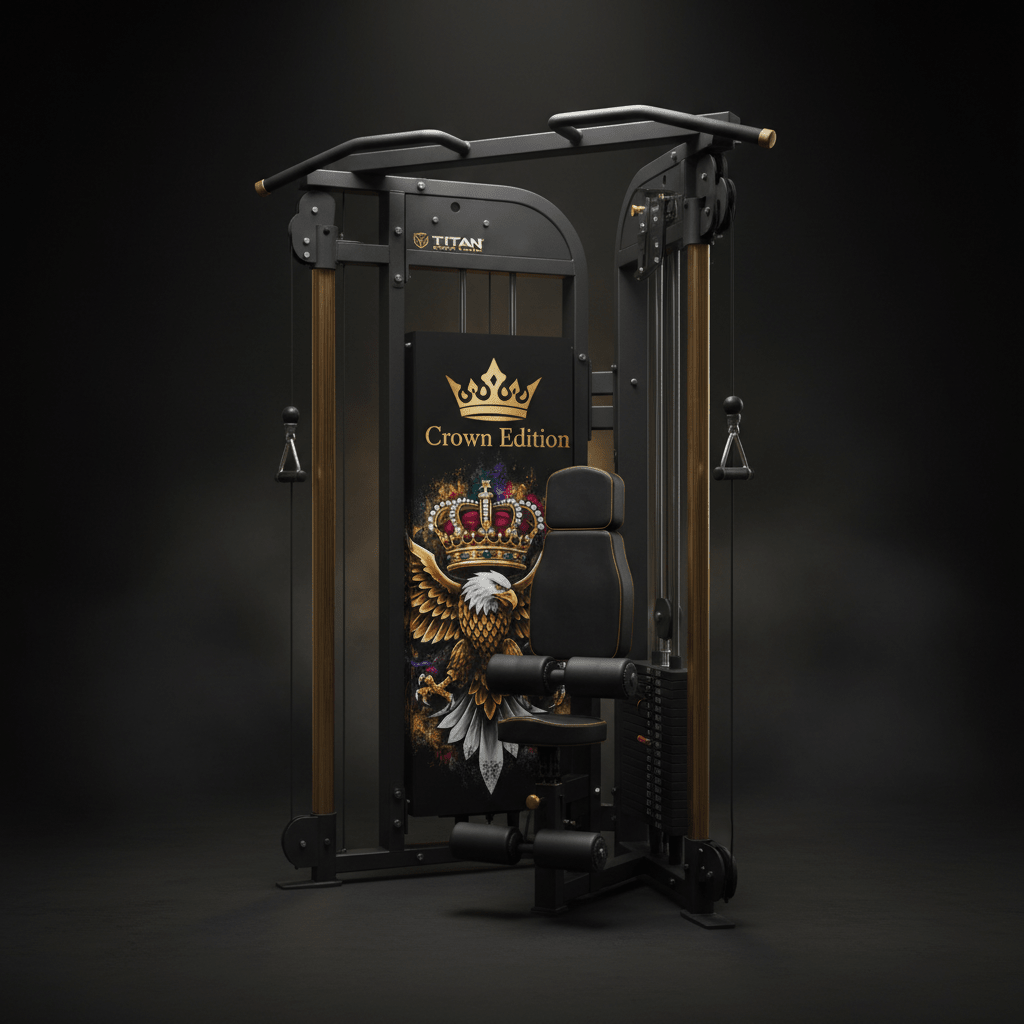 TITAN Crown Edition Lat Pulldown & Low Row Machine