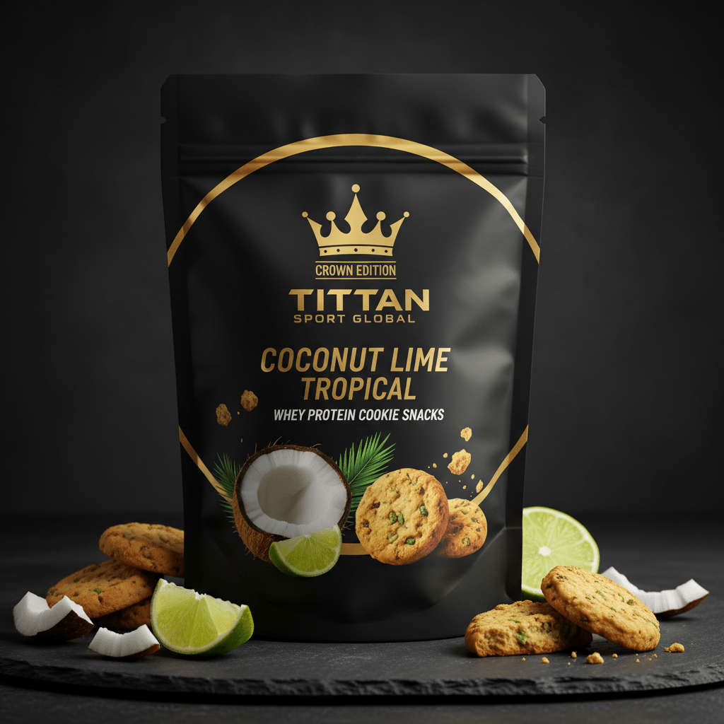 Coconut Lime Tropical Whey Protein Cookie — TITAN SPORT GLOBAL