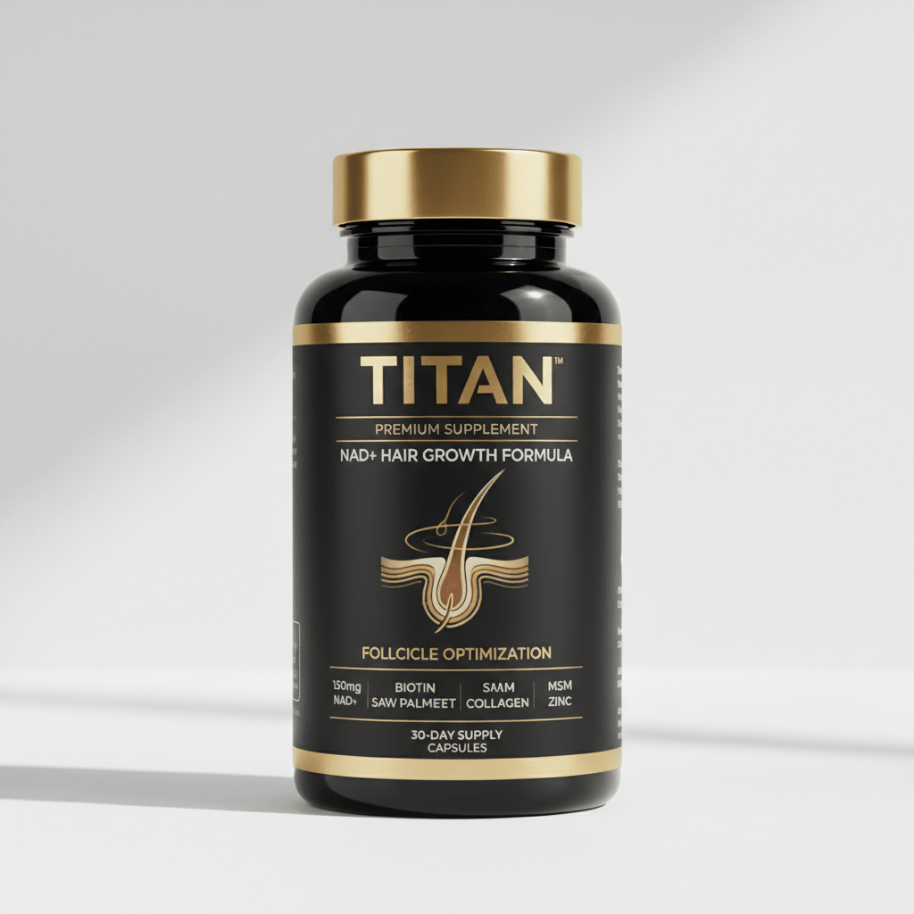 TITAN NAD+ Hair Growth Formula - Follicle Optimization