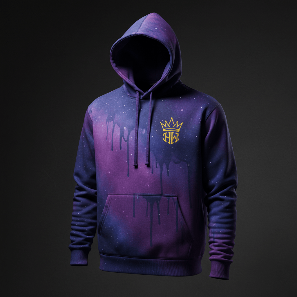 TITAN Crown Hoodie Galaxy Drip
