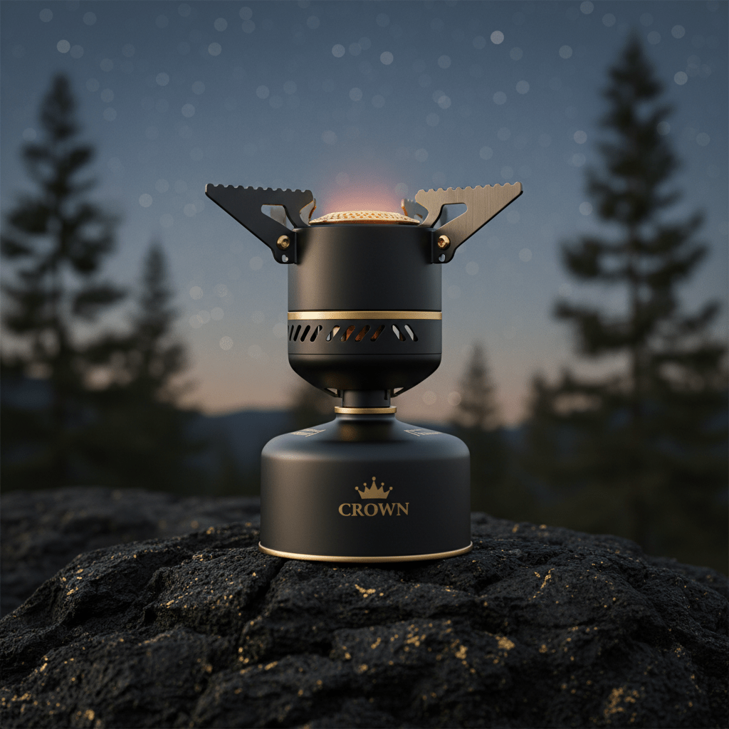 TITAN FlameCore Ultralight Camp Stove — Crown Edition