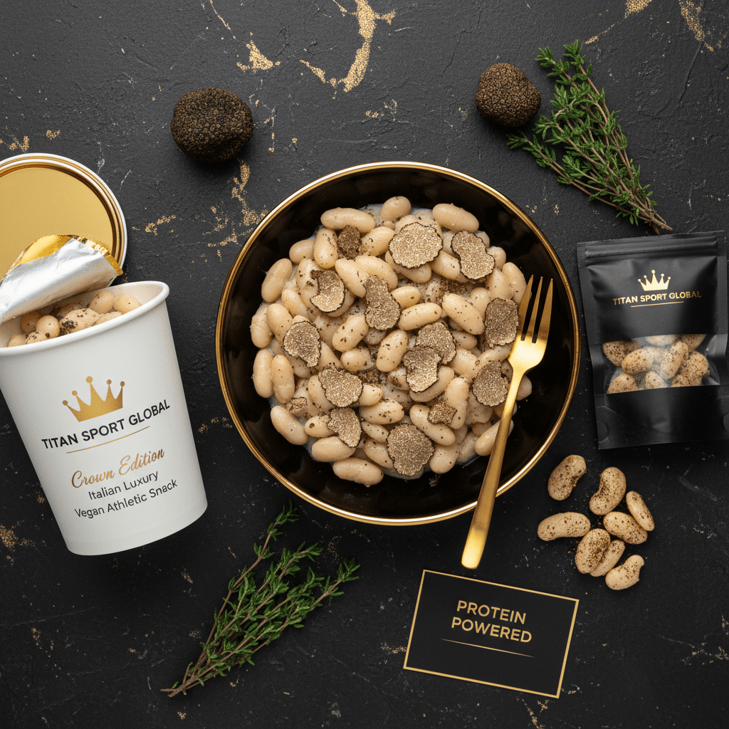 TITAN High-Protein White Bean & Black Truffle Crown Snack Cup