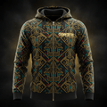 TITAN Egyptian Anubis Zip-Up Hoodie — Guardian Edition