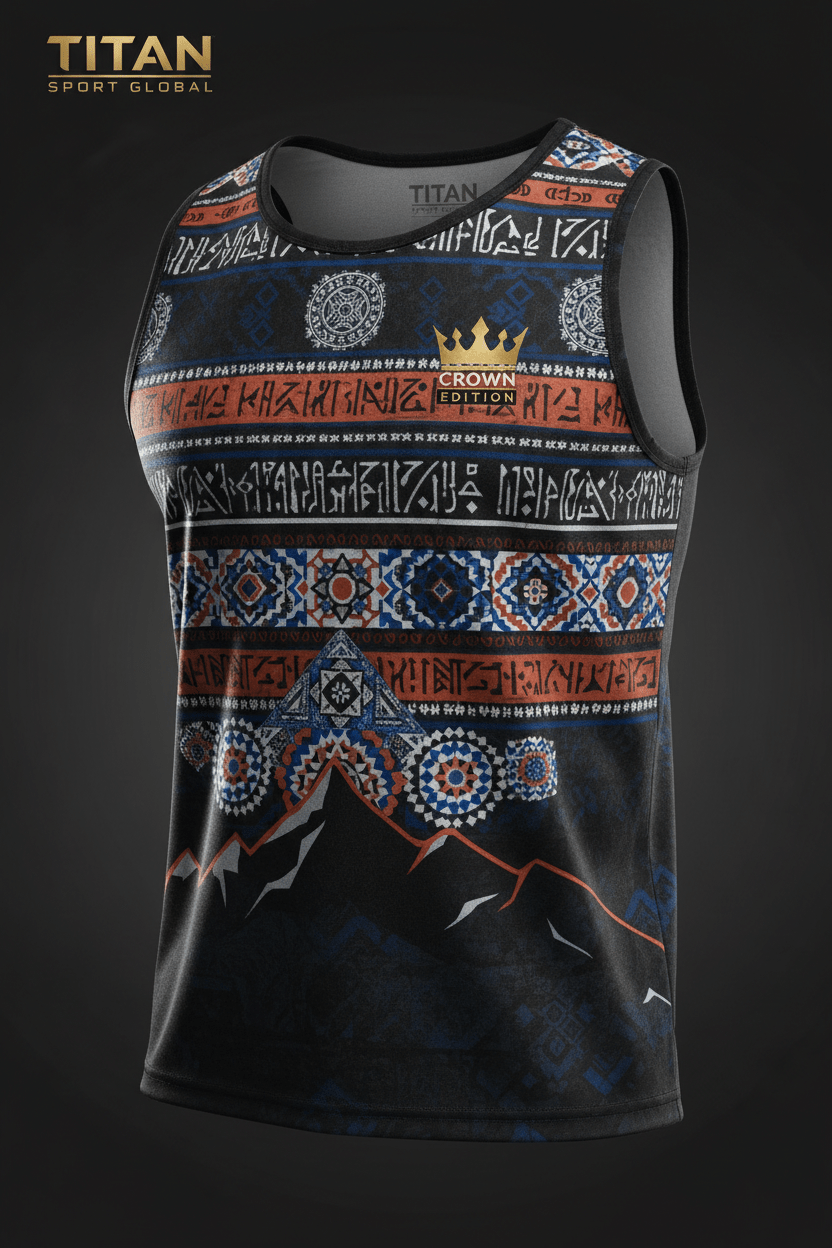 TITAN Men's Moroccan Berber Muscle Tank Amazigh Edition