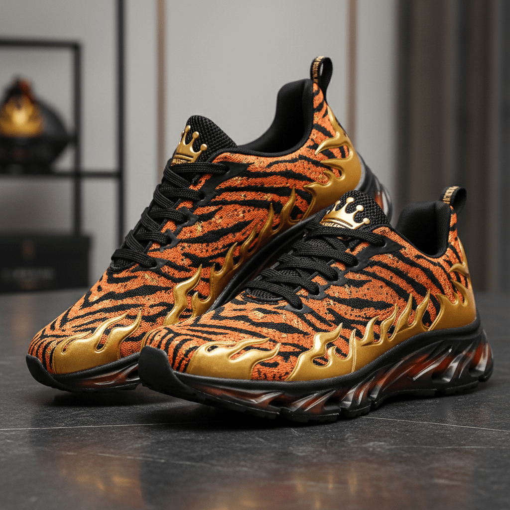 TITAN Women's Tiger Flame Crown Running Shoes