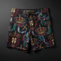 TITAN Crown Edition Men's Tattoo Art Swim Trunks