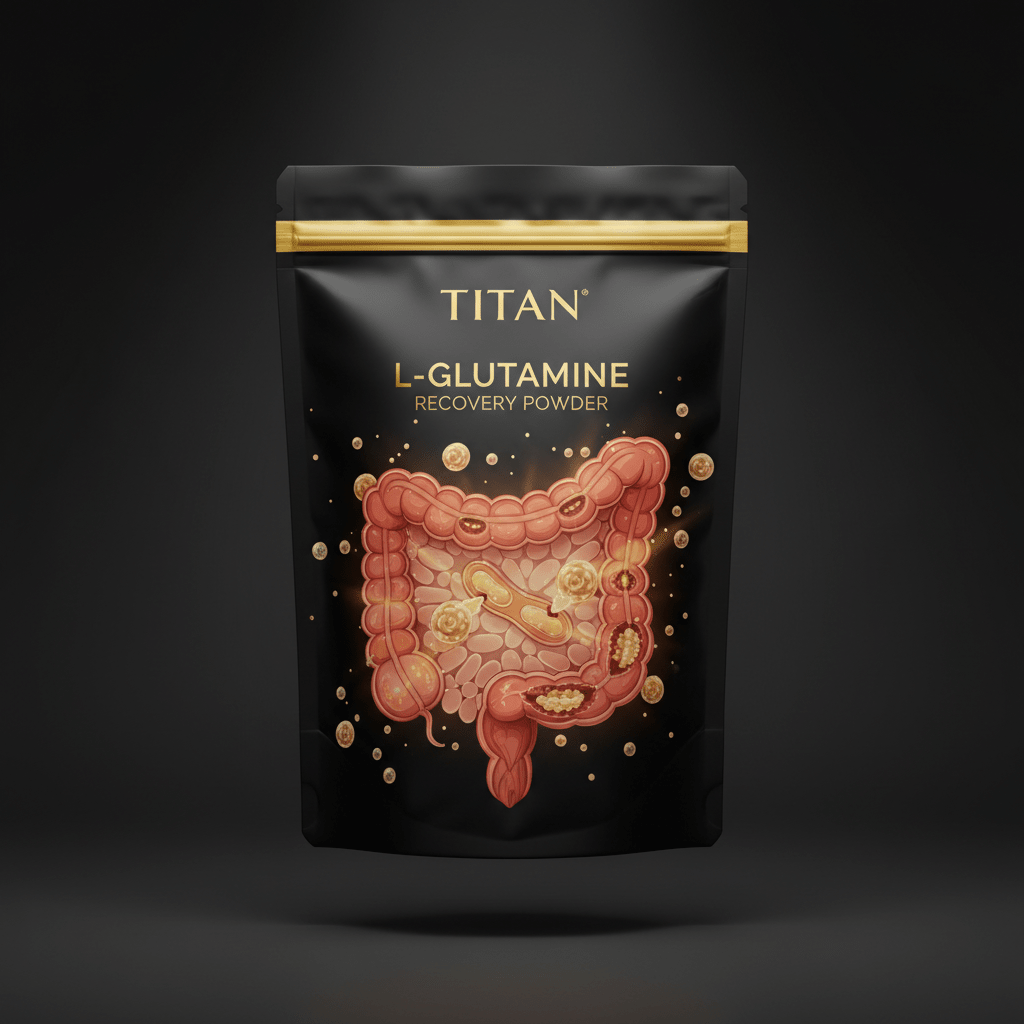 TITAN L-Glutamine Recovery Powder - Fermented Gut Health Formula
