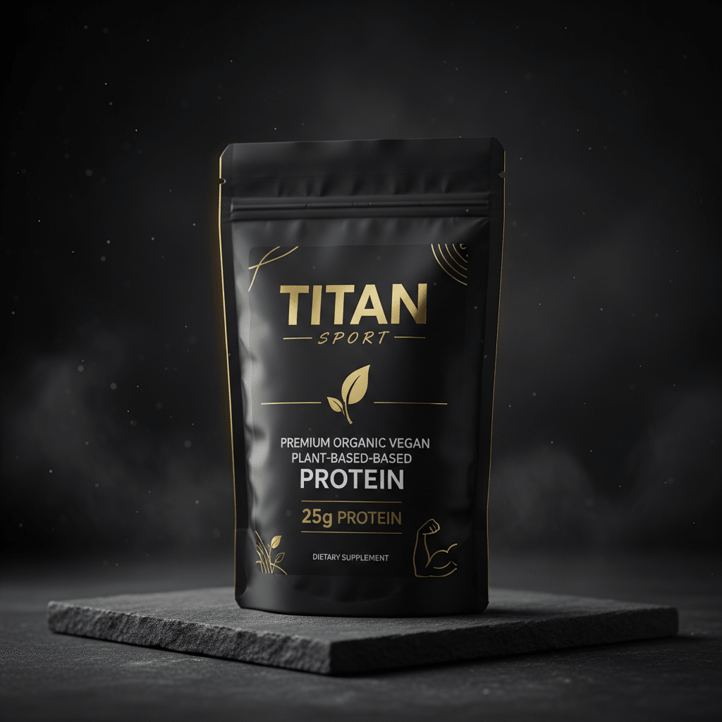 TITAN Protein Powder - Organic Vegan Plant-Based 25g Protein