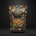 TITAN Cashew & Macadamia Luxury Nut Mix — Crown Edition bold tattoo-style artwork