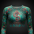 TITAN Women’s Enchanted Forest Dragon Long Sleeve Crop — Fae Edition