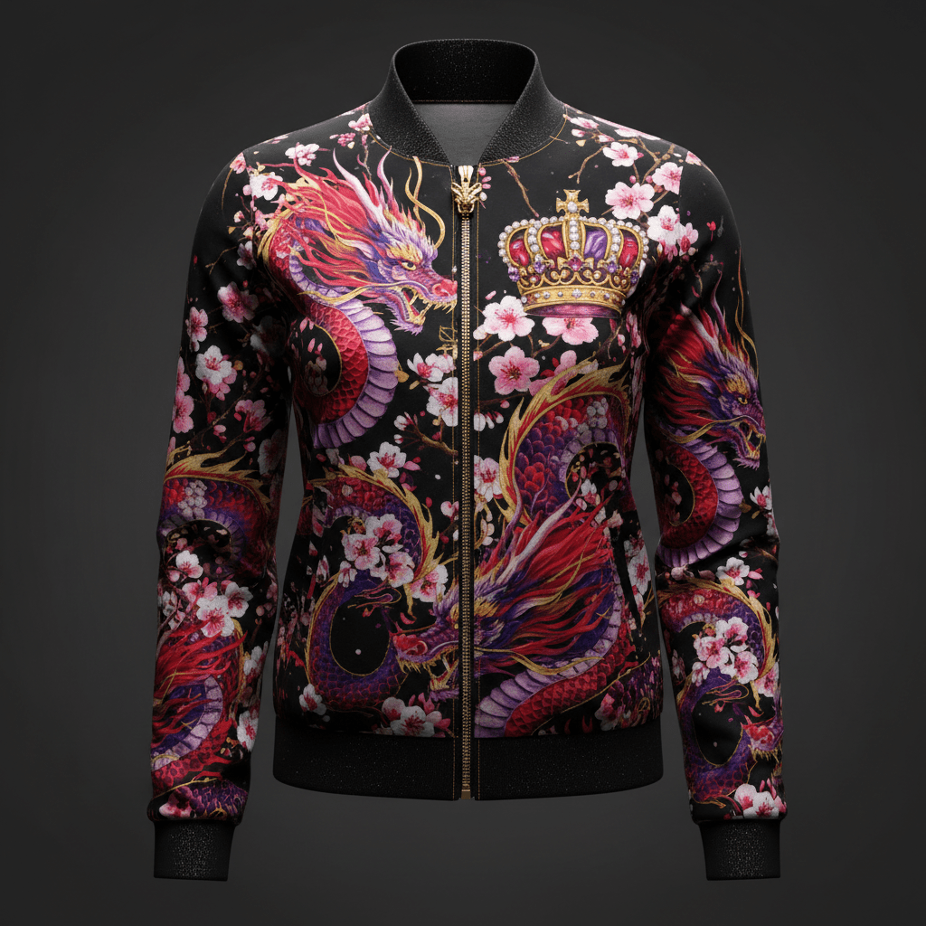 Dragon Blossom Crown Jacket — TITAN Crown Edition