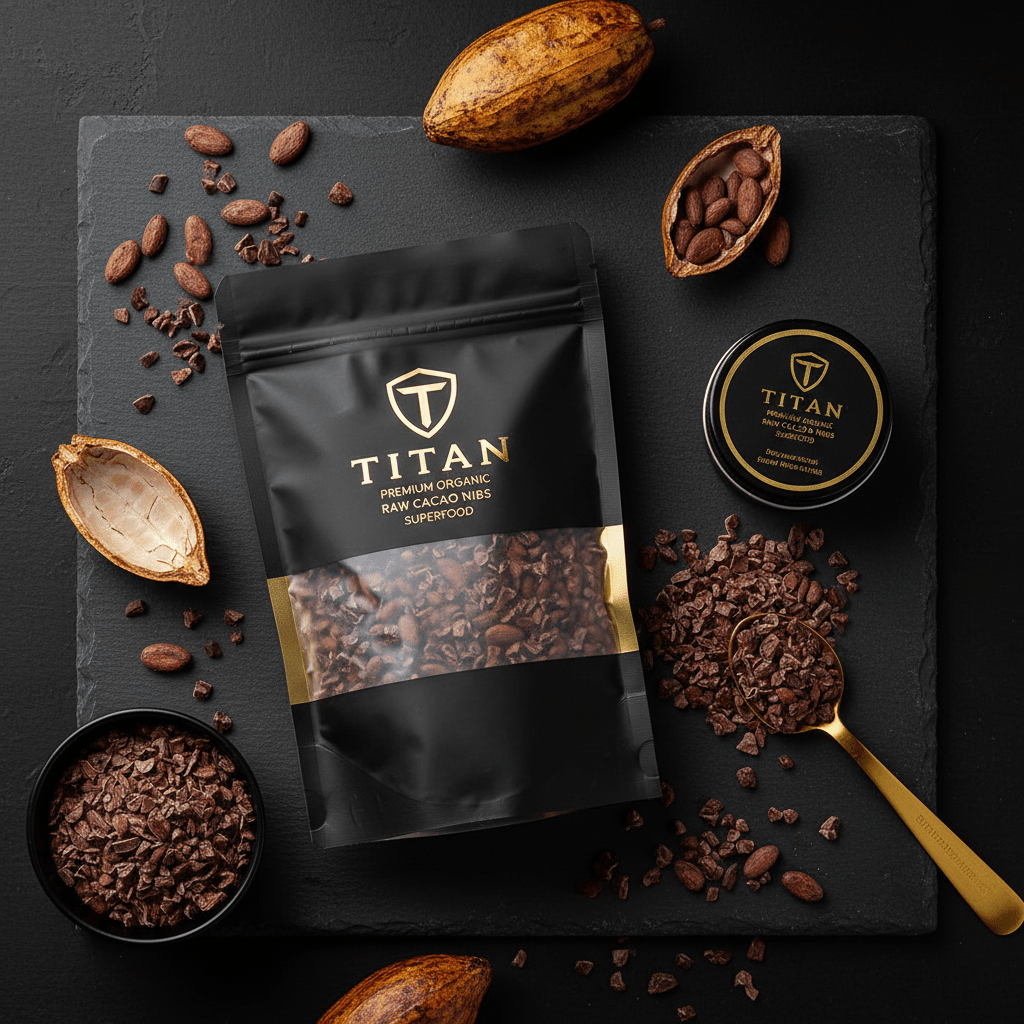 TITAN Organic Cacao Nibs - Raw Superfood