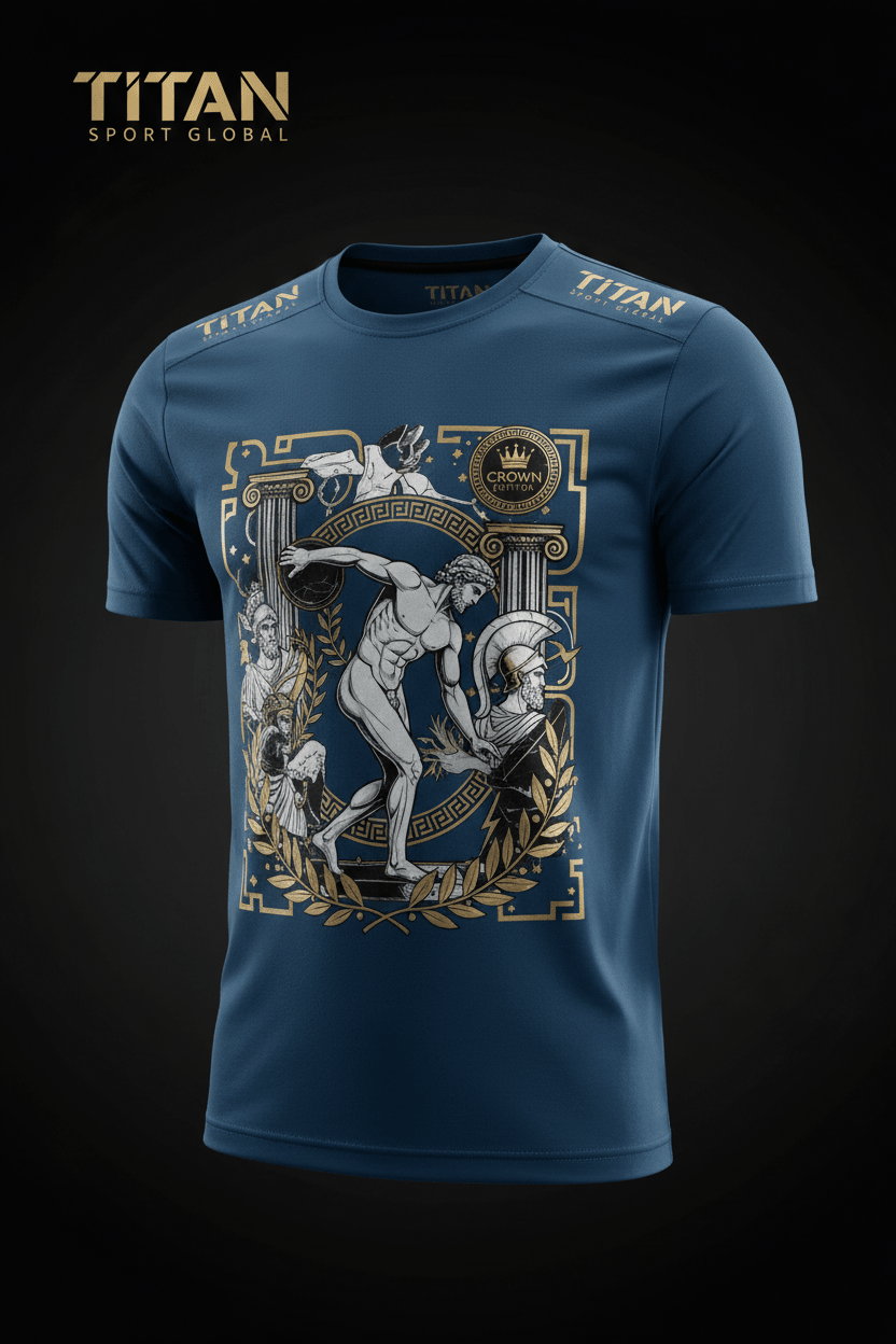 TITAN Men's Greek Olympian Training Tee Olympus Edition