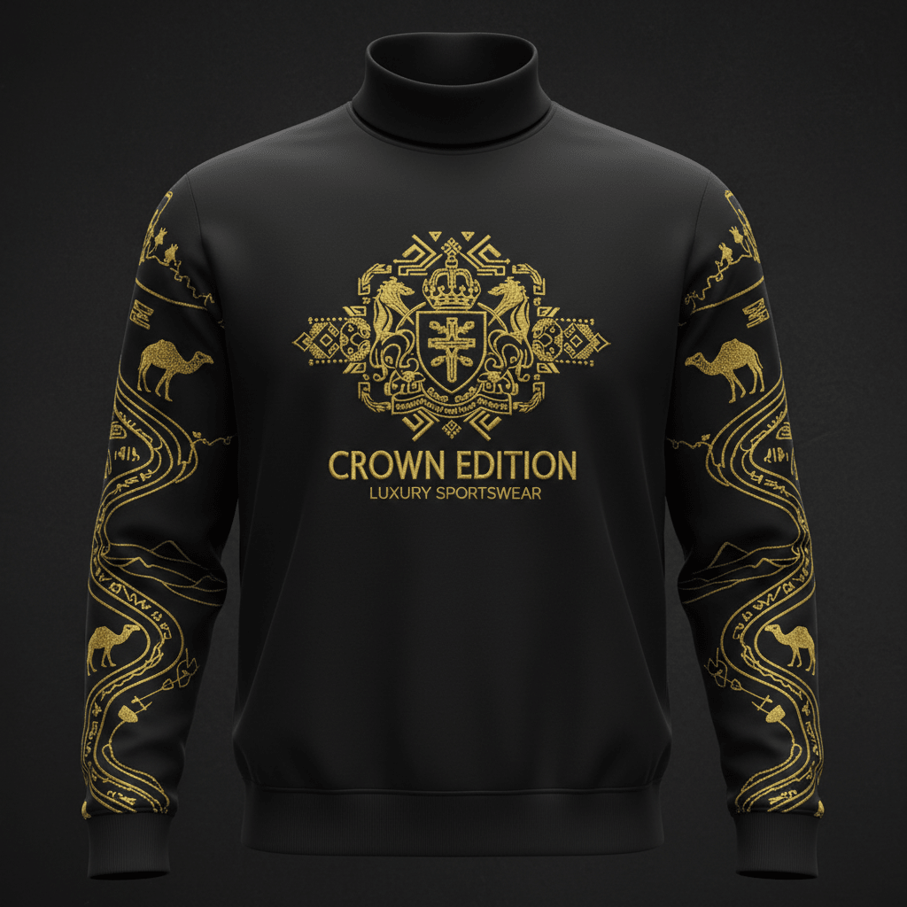 TITAN Songhai Empire Crewneck Turtleneck — Askia Edition