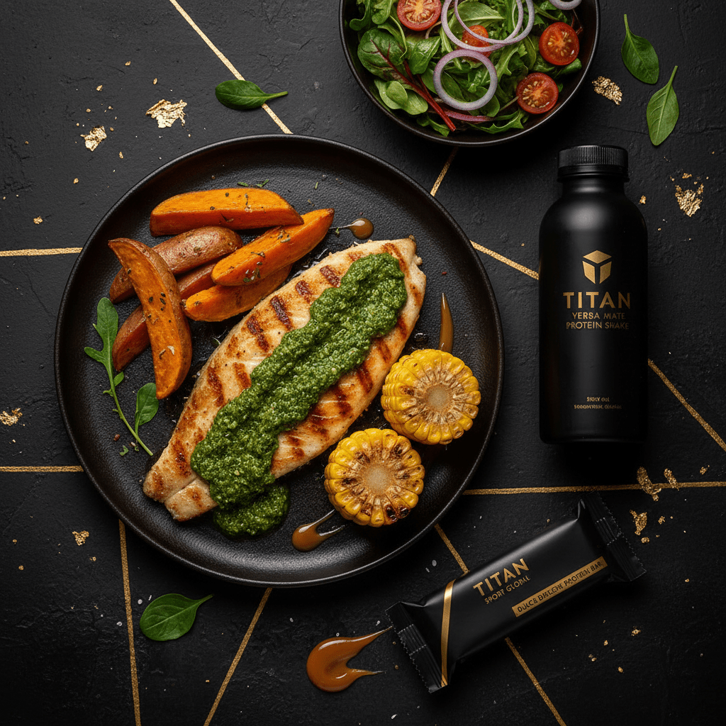TITAN Crown Argentinian Grilled Mahi-Mahi high-protein fish weekly monthly meal plan bundle