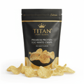 TITAN Crown Egg White Sea Salt Crisps — Crown Edition matte black pouch