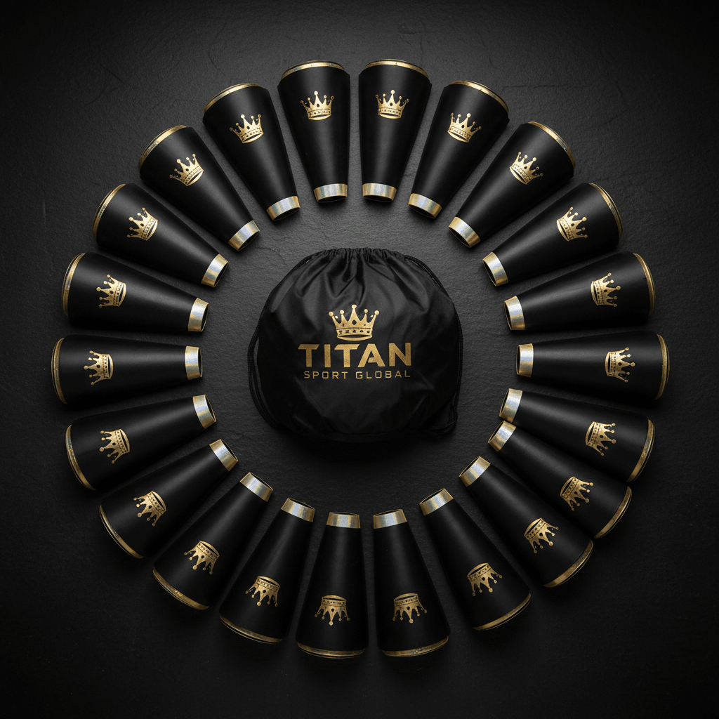 TITAN Soccer Agility Cone Set Crown Edition