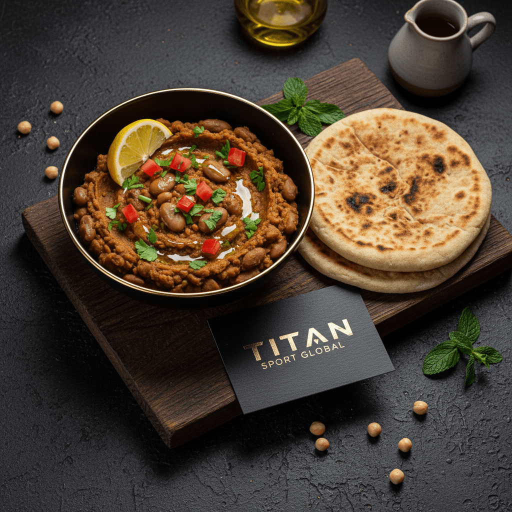 TITAN Lebanese Vegan Ful Medames Breakfast - High-Protein Meal Plan
