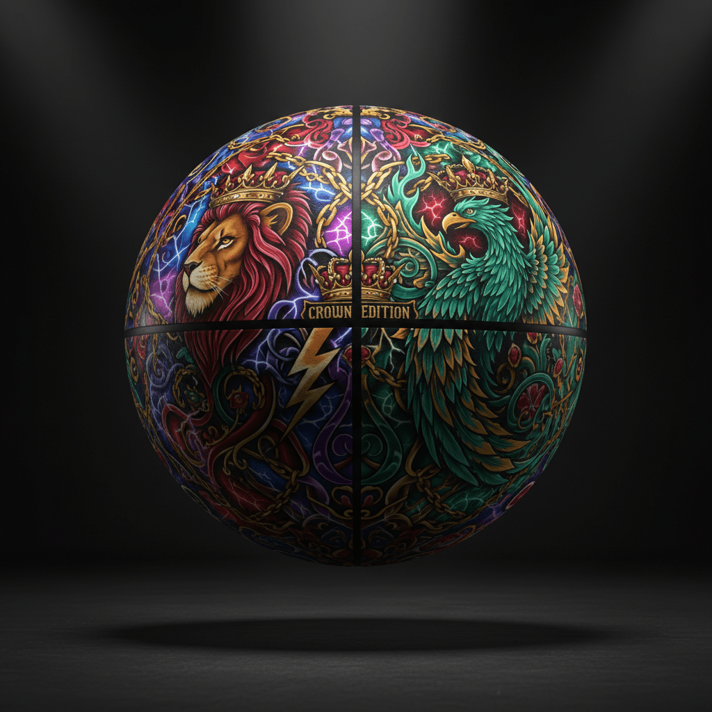 TITAN Crown Edition Wall Ball — Crown Edition matte black and gold