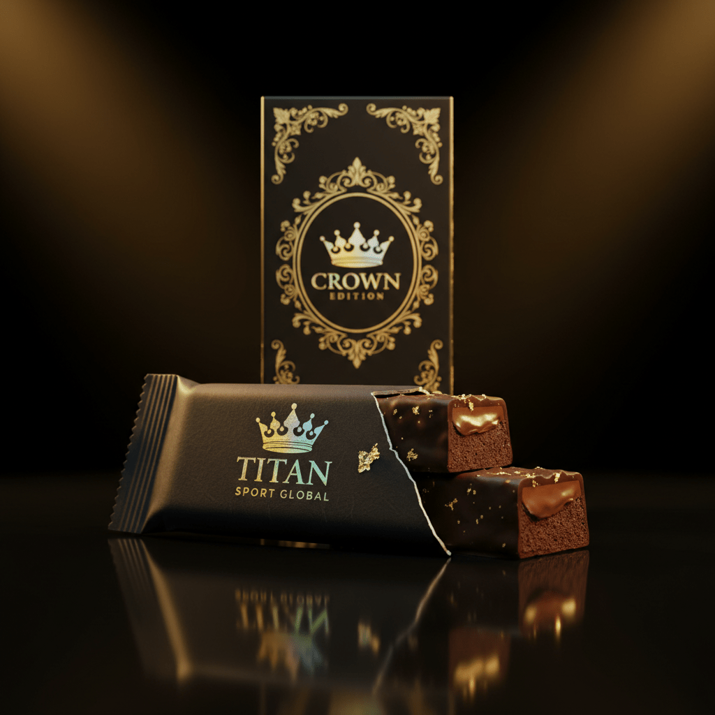 TITAN Crown Noir Ultimate Dark Chocolate Protein Bar - Crown Noir Edition