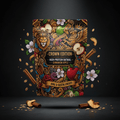 TITAN High-Protein Oatmeal Cinnamon Apple — Crown Edition bold tattoo-style artwork
