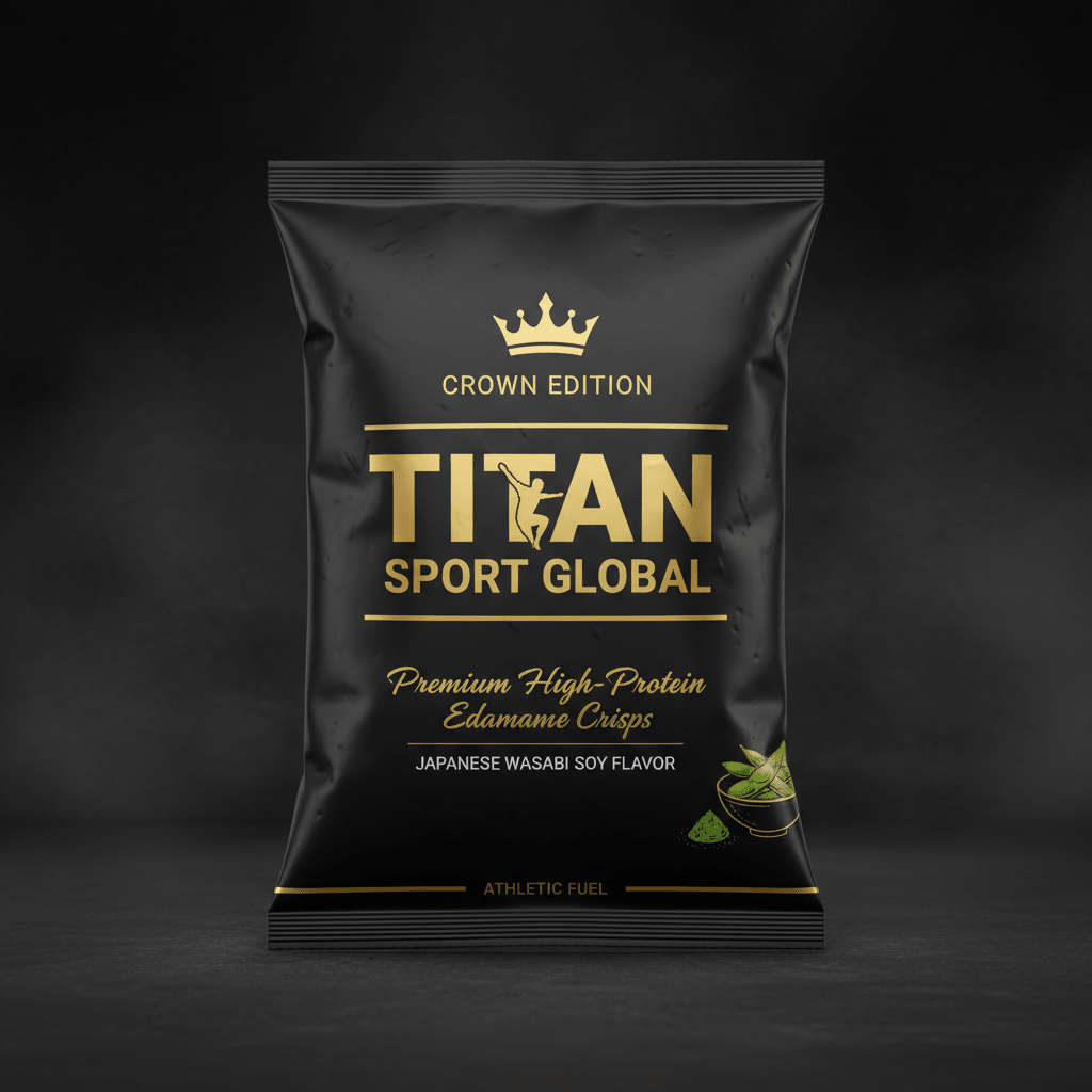 Japanese Wasabi Soy Edamame Crisps — TITAN SPORT GLOBAL