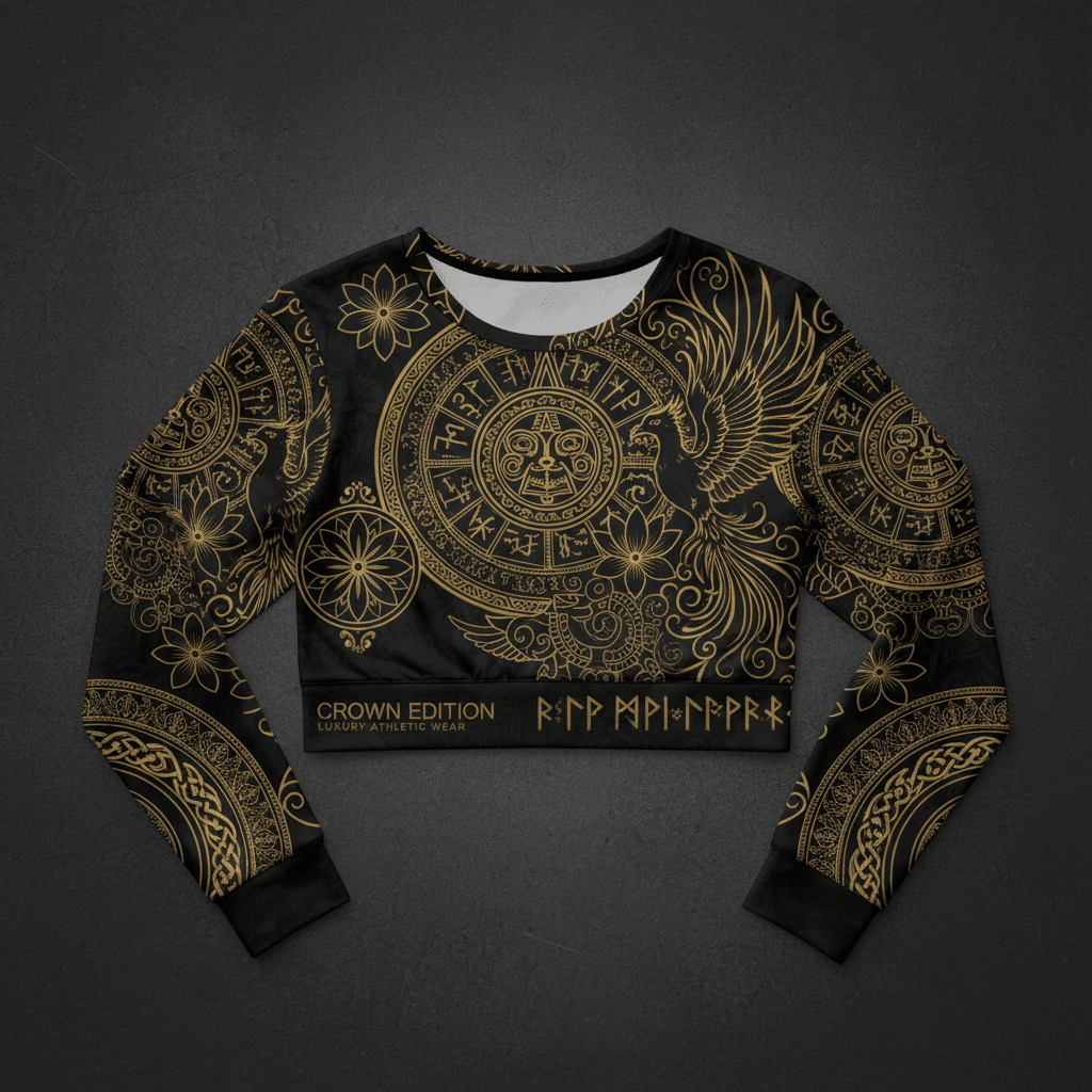 TITAN Women's Global Unity Crown Drop Long Sleeve Crop — Crown Drop 100 Edition