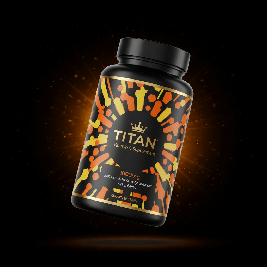 TITAN Vitamin C - 1000mg Immune & Recovery Support 90 Tablets