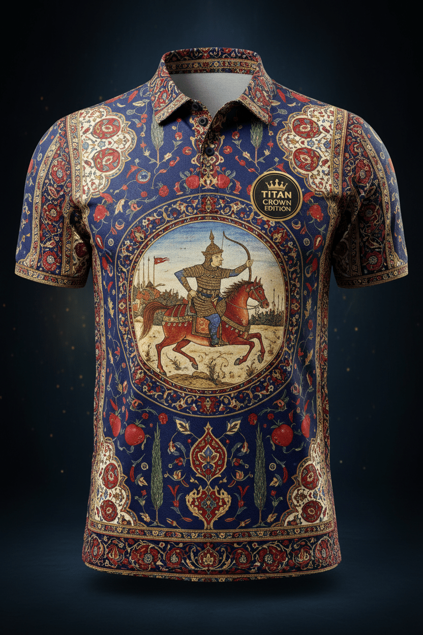 TITAN Men's Persian Empire Sport Polo Achaemenid Edition