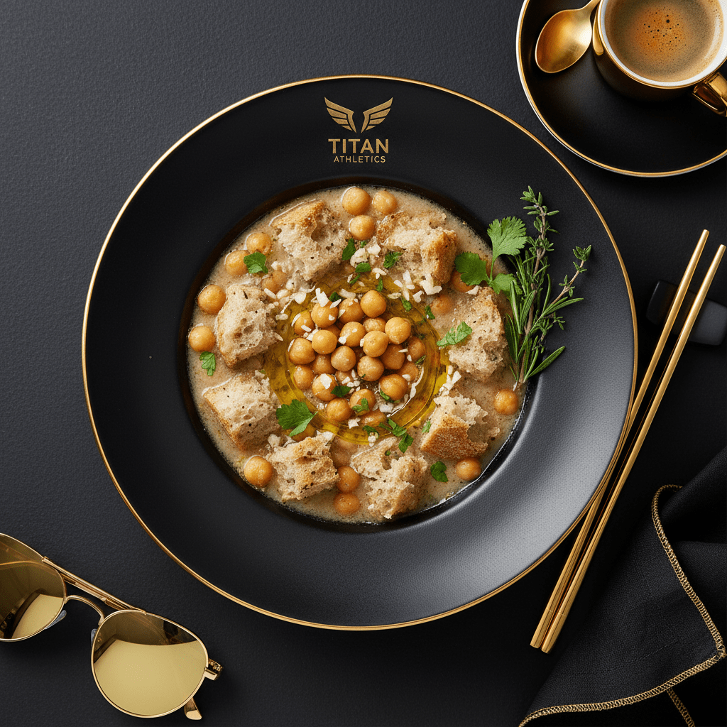 TITAN Portuguese Vegan Açorda Bread Soup Breakfast Bowl