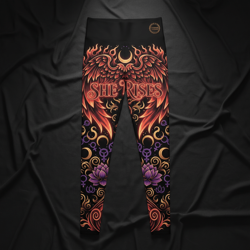 TITAN Women's High-Waist Leggings SHE RISES Crown Edition