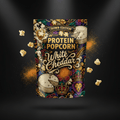 TITAN Protein Popcorn White Cheddar — Crown Edition bold tattoo-style artwork