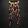 TITAN Crown Edition Tattoo Art Dia de los Muertos Leggings Women's Athletic Bottoms