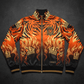 TITAN Women's Tiger Flame Crown Track Jacket — Apex Queen SWAG Edition