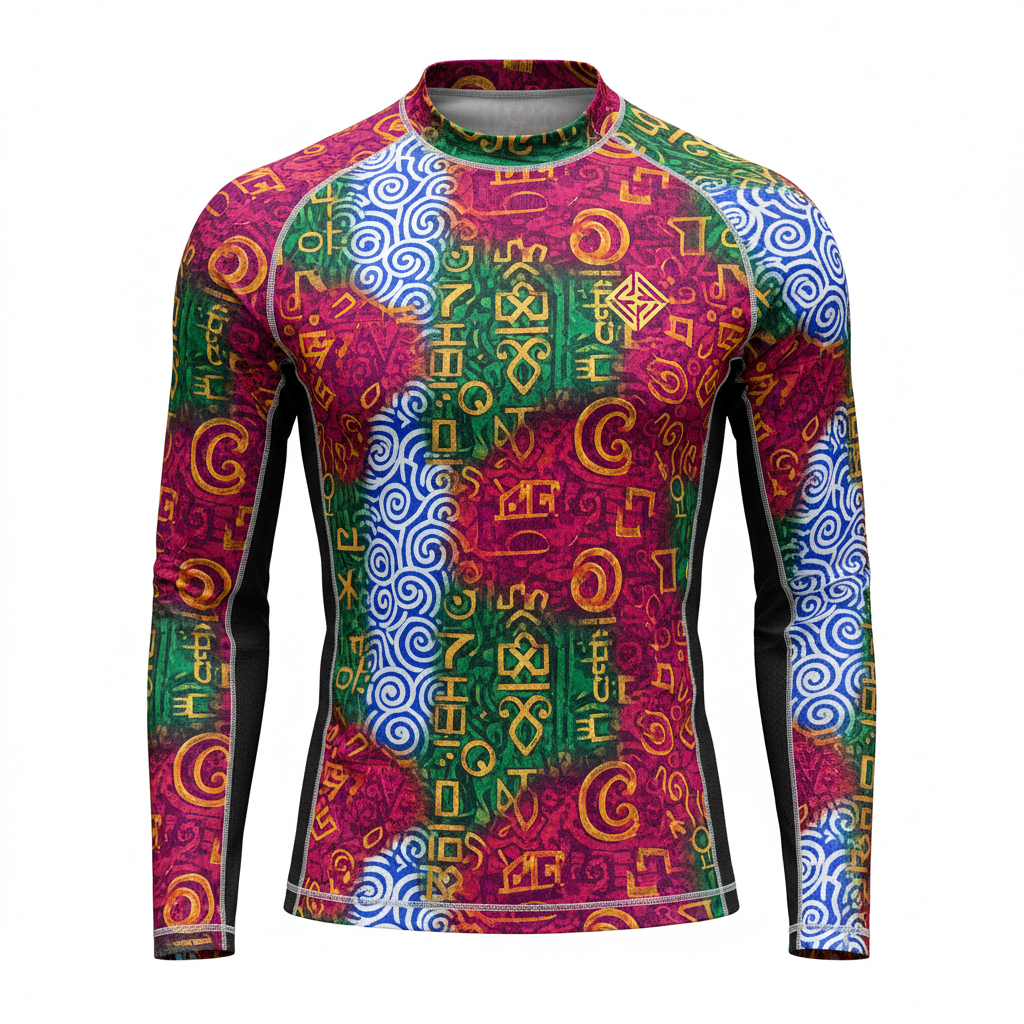 TITAN Crown Edition Men's Fashion Long Sleeve Rajasthani x Aegean x Adinkra
