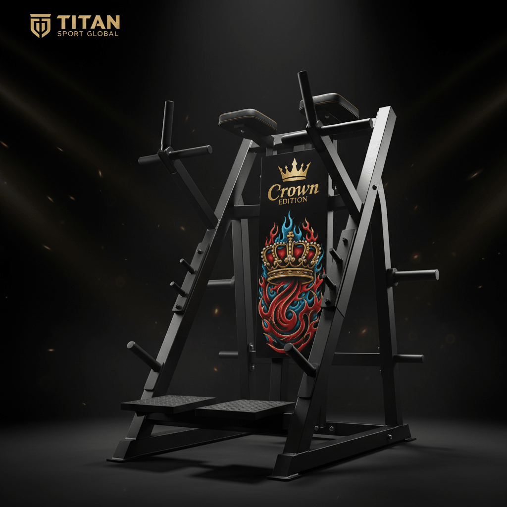 TITAN Crown Edition Standing Calf Raise Machine